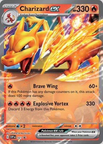 Charizard ex 161 — Escarlate e Violeta Promos