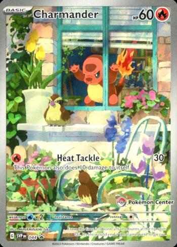 Charmander (Pokemon Center Exclusive) 044b — Escarlate e Violeta Promos