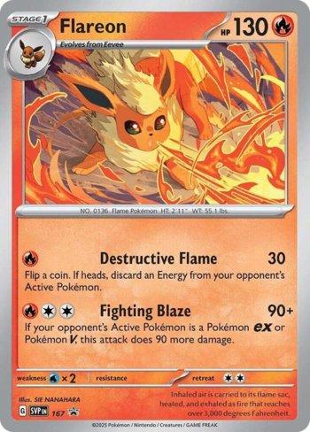 Flareon 167 — Escarlate e Violeta Promos