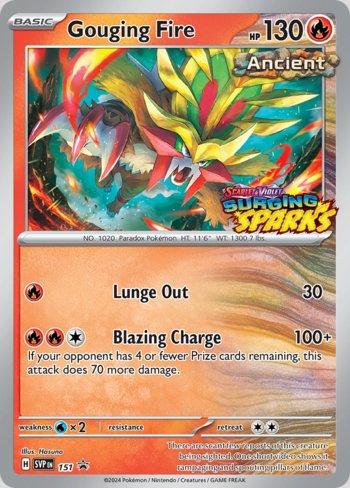 Gouging Fire 151 — Escarlate e Violeta Promos