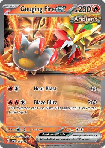 Gouging Fire ex 144 — Escarlate e Violeta Promos