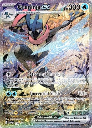 Greninja ex 132 — Escarlate e Violeta Promos