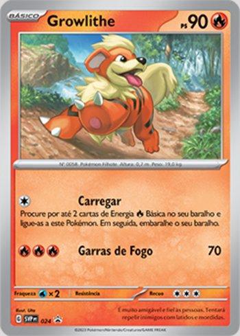 Growlithe 024 — Escarlate e Violeta Promos