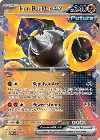 Iron Boulder ex 147 — Escarlate e Violeta Promos