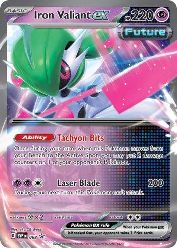 Iron Valiant ex 068 — Escarlate e Violeta Promos