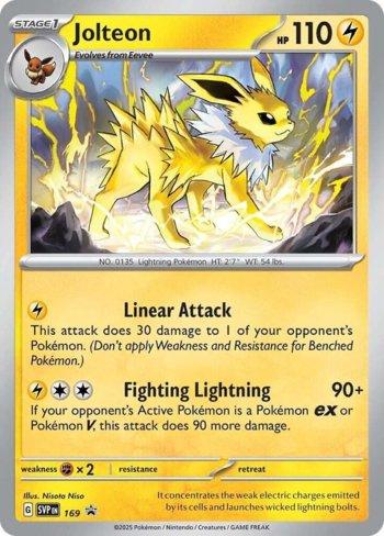 Jolteon 169 — Escarlate e Violeta Promos