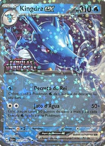 Kingdra ex (Shrouded Fable Stamped) 012c — Escarlate e Violeta Promos