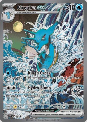 Kingdra ex 131 — Escarlate e Violeta Promos