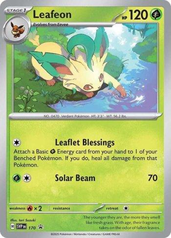 Leafeon 170 — Escarlate e Violeta Promos