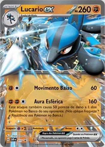 Lucario ex 017 — Escarlate e Violeta Promos