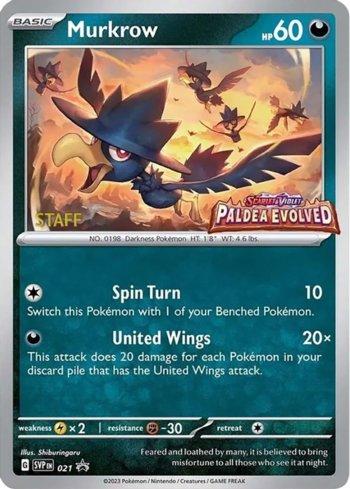 Murkrow [Staff] 021b — Escarlate e Violeta Promos