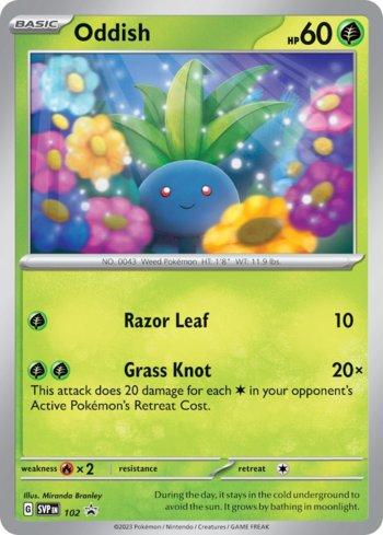 Oddish 102 — Escarlate e Violeta Promos