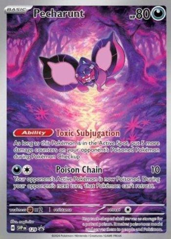 Pecharunt 129 — Escarlate e Violeta Promos