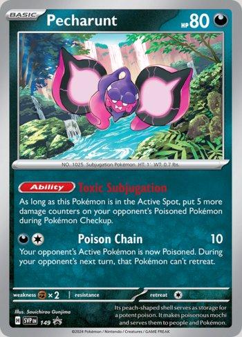 Pecharunt 149 — Escarlate e Violeta Promos