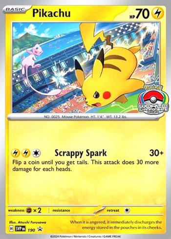 Pikachu 190 — Escarlate e Violeta Promos