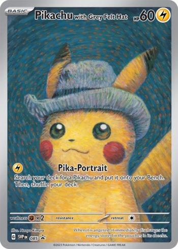 Pikachu with Grey Felt Hat — Escarlate e Violeta Promos