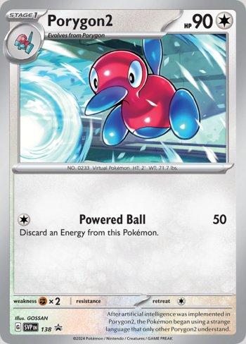 Porygon2 138 — Escarlate e Violeta Promos