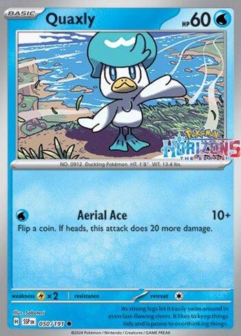 Quaxly (Pokémon Horizons The Series Stamped) 050b — Escarlate e Violeta Promos