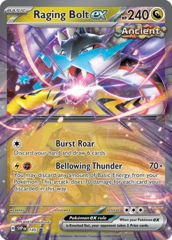 Raging Bolt ex 145 — Escarlate e Violeta Promos