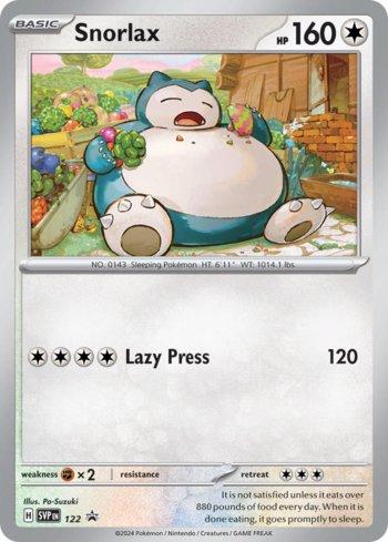 Snorlax 122 — Escarlate e Violeta Promos