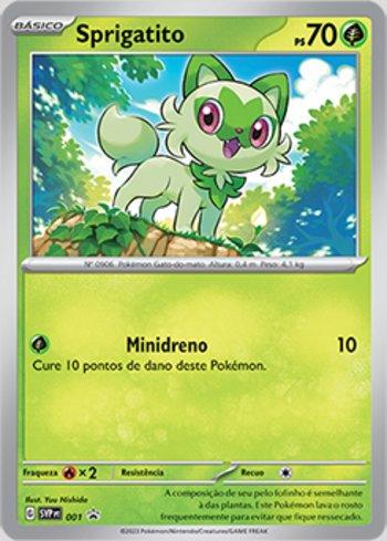 Sprigatito 001 — Escarlate e Violeta Promos