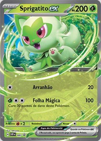 Sprigatito ex 087 — Escarlate e Violeta Promos