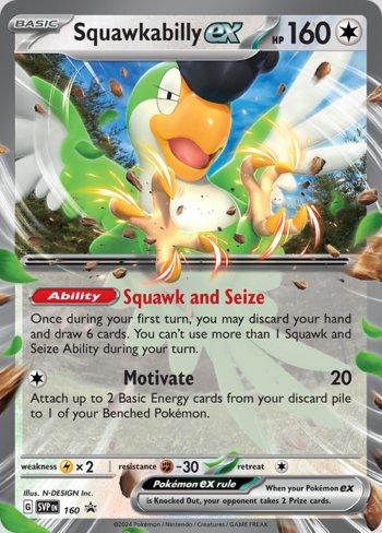 Squawkabilly ex 160 — Escarlate e Violeta Promos