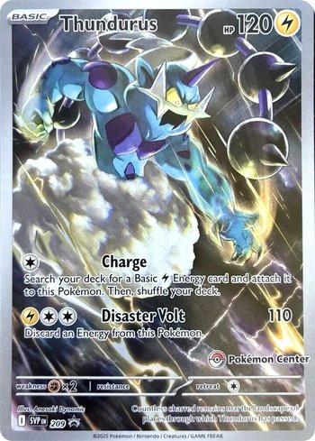 Thundurus (Pokemon Center Exclusive) 209b — Escarlate e Violeta Promos