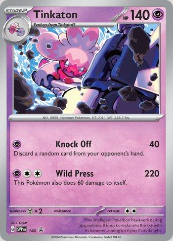 Tinkaton 140 — Escarlate e Violeta Promos