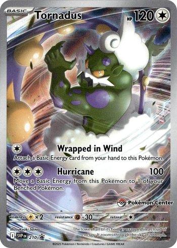 Tornadus (Pokemon Center Exclusive) 210b — Escarlate e Violeta Promos