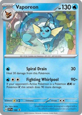 Vaporeon 168 — Escarlate e Violeta Promos
