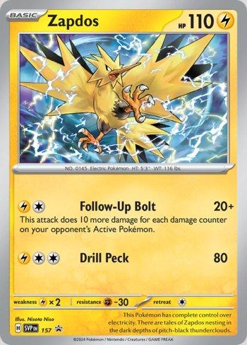 Zapdos 157 — Escarlate e Violeta Promos