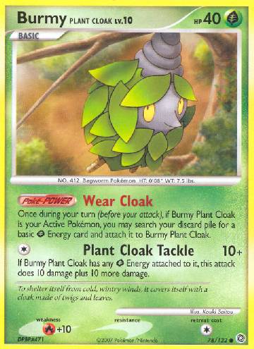 Burmy Casca de Planta / Burmy Plant Cloak (78/132) 78