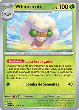Carta Whimsicott (015/162) do set Forças Temporais — Pokémon TCG | Bynx