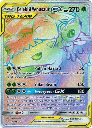 Celebi &amp; Venusaur-GX (182/181)