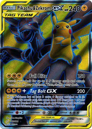 Pikachu &amp; Zekrom-GX (162/181)