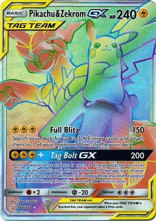 Pikachu &amp; Zekrom-GX (184/181)