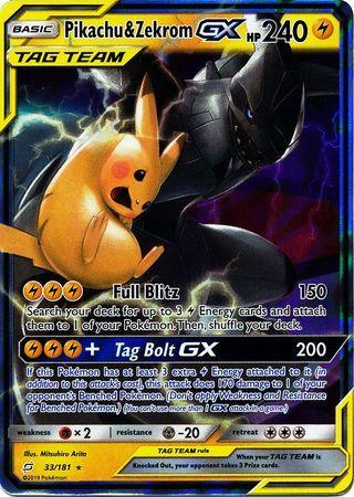 Pikachu &amp; Zekrom-GX (33/181)