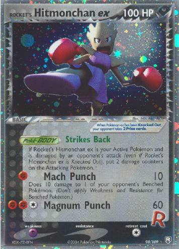 Rocket's Hitmonchan ex (98/109)