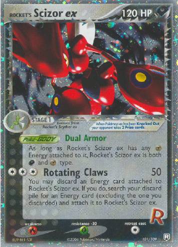 Rocket's Scizor ex (101/109)