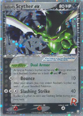 Rocket's Scyther ex (102/109)