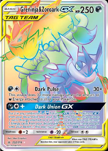 Greninja & Zoroark-GX (222/214)