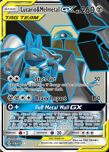 Lucario & Melmetal-GX (203/214)
