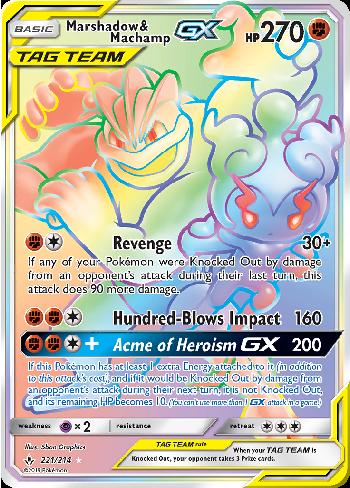 Marshadow & Machamp-GX (221/214)