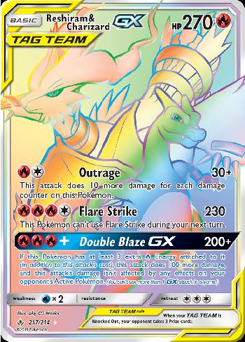 Reshiram & Charizard-GX (217/214)