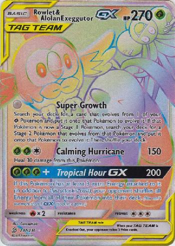 Rowlet & Alolan-Exeggutor-GX (237/236)