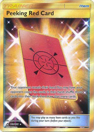 Peeking Red Card (169/156)