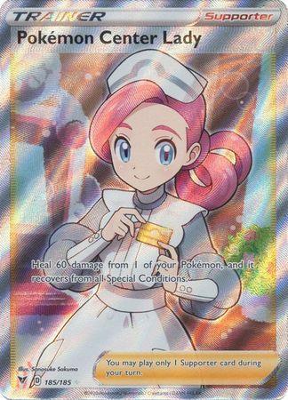 Pokemon Center Lady (185/185)