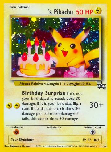 Birthday Pikachu (24/53)
