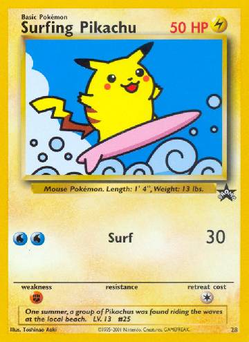 Surfing Pikachu (28/53)